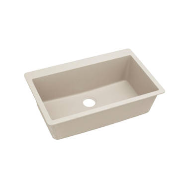 Elkay Quartz Classic 25 inch Drop-In Laundry Sink - Putty ELG252212PDPT0