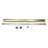 Oceanic 47"x2 3/4"x7/8" Shower Drain, Marine-grade 316 Stainless Steel, Grid Cover, With Hair Strainer and Adjustment Feet-114903724