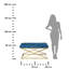 Kolten Polyester Upholstered Bench-1261750439