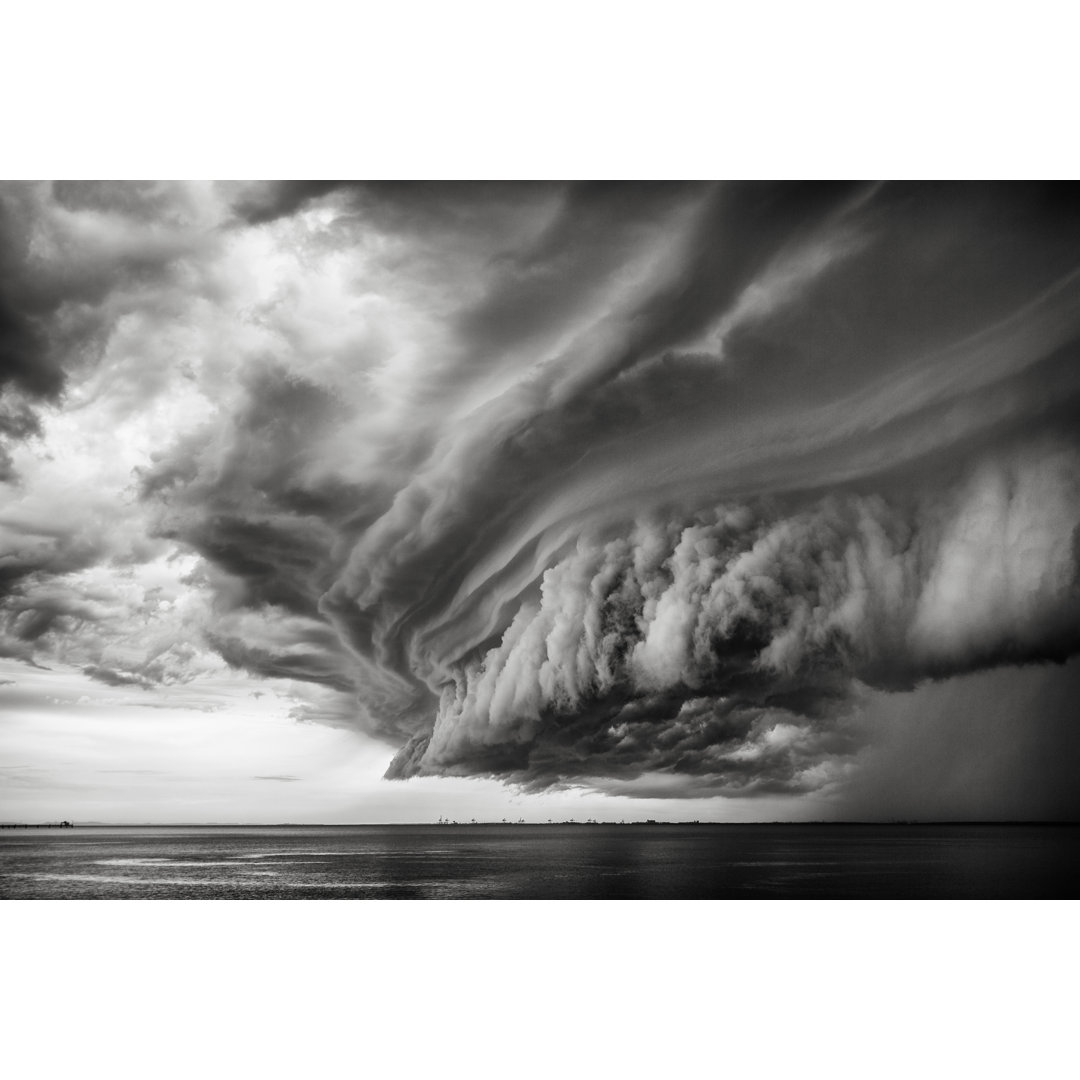 Epische Superzellen-Sturmwolke in Australien von Petesgraphy - Leinwandbild