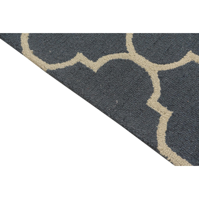Tapis gris foncé 5 x 8 Parris
