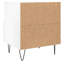 Erno 40cm W Iron Bedside Table-1422215014