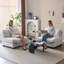 Causeuse en velours 80 po Cloud-1708447665