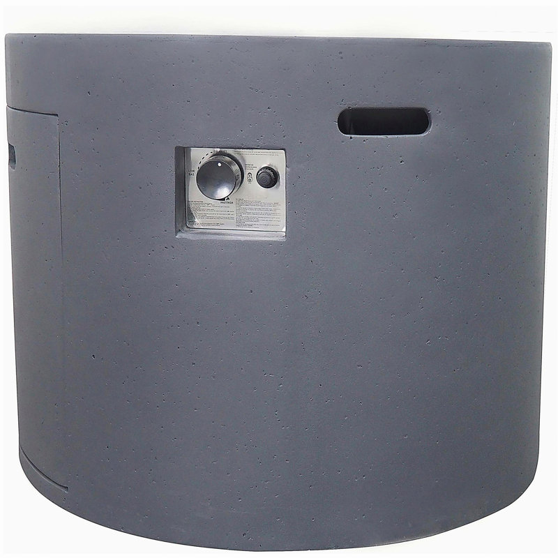 31-inch Round Fire Pit - 40,000 Btu, Dark Gray