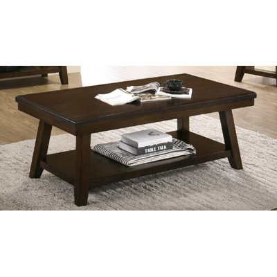 Table basse à 4 pieds avec rangement