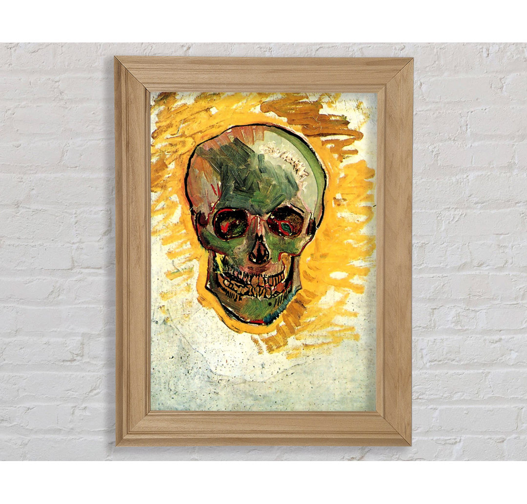 Van Gogh Totenkopf - Einzelner Bilderrahmen Kunstdrucke