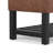 Cosmopolitan 44"W Vegan Leather Transitional Storage Ottoman Bench with Tufted Lift-Top-1582890967