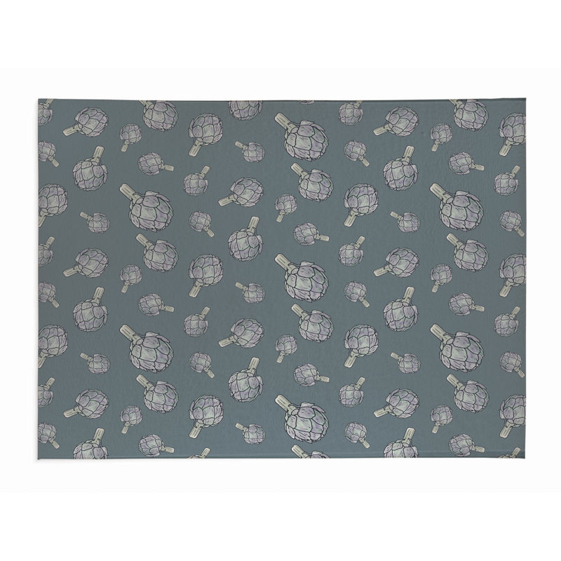 Tapis d'été Summer Artichaut, Rectangle 3 pi x 5 pi