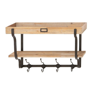 Ceclie 2 Piece Fir Accent Shelf