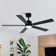 Vaczon 52" 5 - Blade Modern Ceiling Fan with LED Lights and Remote Control, 6 Speeds Reversible DC Motor, 3 Color Lights, Timer, Double-sided Wood Blades