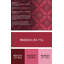 Tapis de zone rouge/brun à motifs-978895581