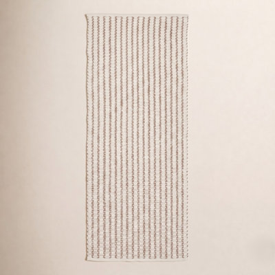Hand-Woven Chevron Cotton Rug