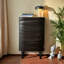 Commode d'appoint rétro en bois sculpté simple