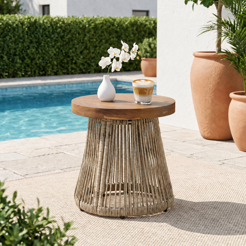 Table d'appoint d'extérieur pour patio