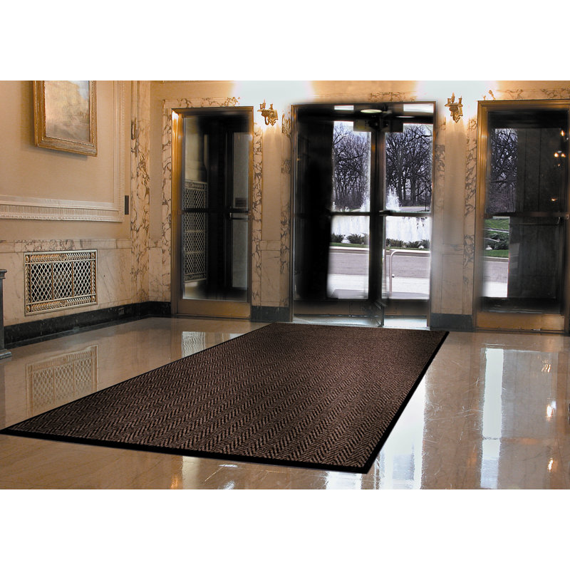 Paillasson antidérapant pour l'intérieur Alezandria, Tapis de couloir : 3 pi x 10 pi, Brun automne