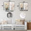 Ensemble de 2 décorations murales en métal Minimalisme-1317002420