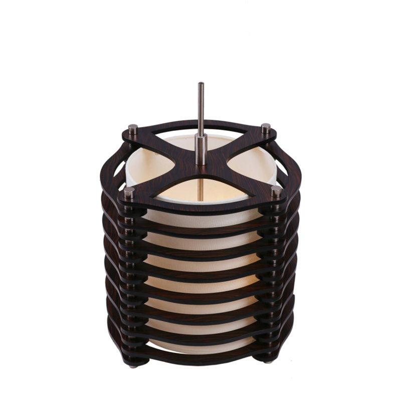 Steps 3 - Light Geometric Pendant, Brushed Brass