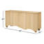 Buffet Abington Marron MARO-001 H 30 po x l 64 po x P 18 po