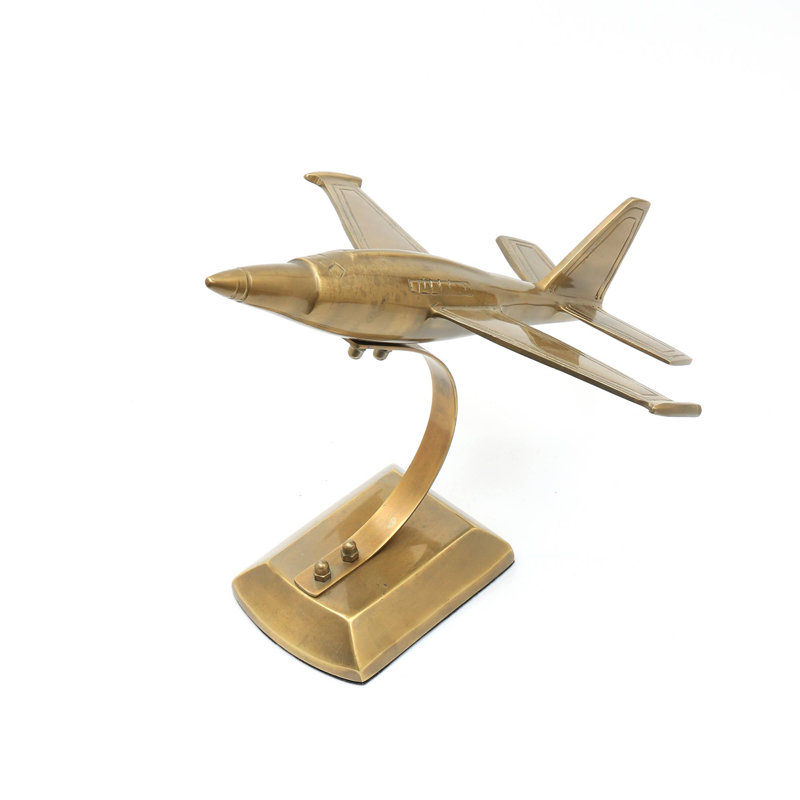 Fusée en aluminium - Sculpture décorative - Statue décorative - Figurine 9 po