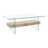 Kayley Glass Top Single Coffee Table-1922962497