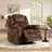 40.16" W Oversize Big Man Power Lift Assist Recliner Chair With Massage & Heating & Dual Cupholders & USB-1261748319