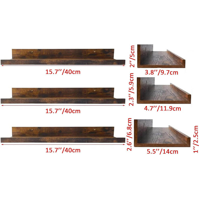 Floating Shelf, Brown
