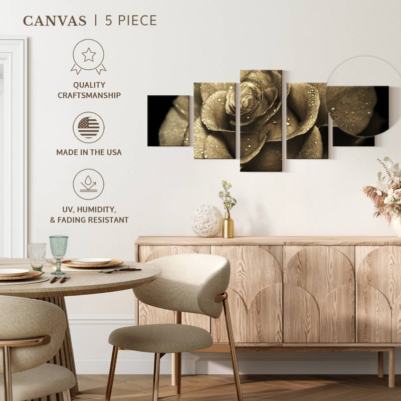 Retro Rose, 24" H x 55" W