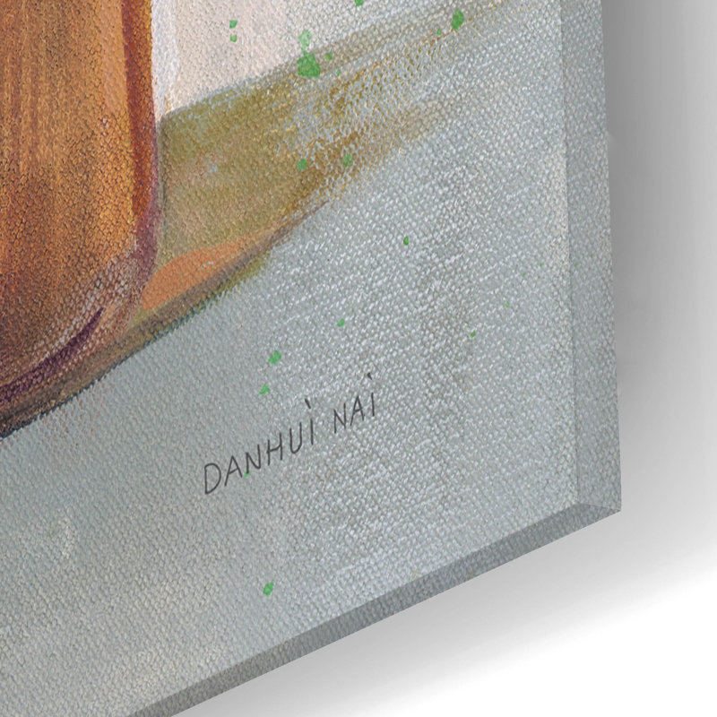«Natural Riches 3 Clear Vase» par Danhui Nai, art mural en verre acrylique, H 16 po x l 12 po x P 0,13 po