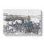 Hong Kong Skyline in China in Abstract - Wrapped Canvas Drawing - Wrapped Canvas-55311343