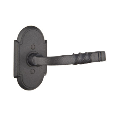 San Carlos Flat Privacy (Bed & Bath) Door Lever with Arch Rosette