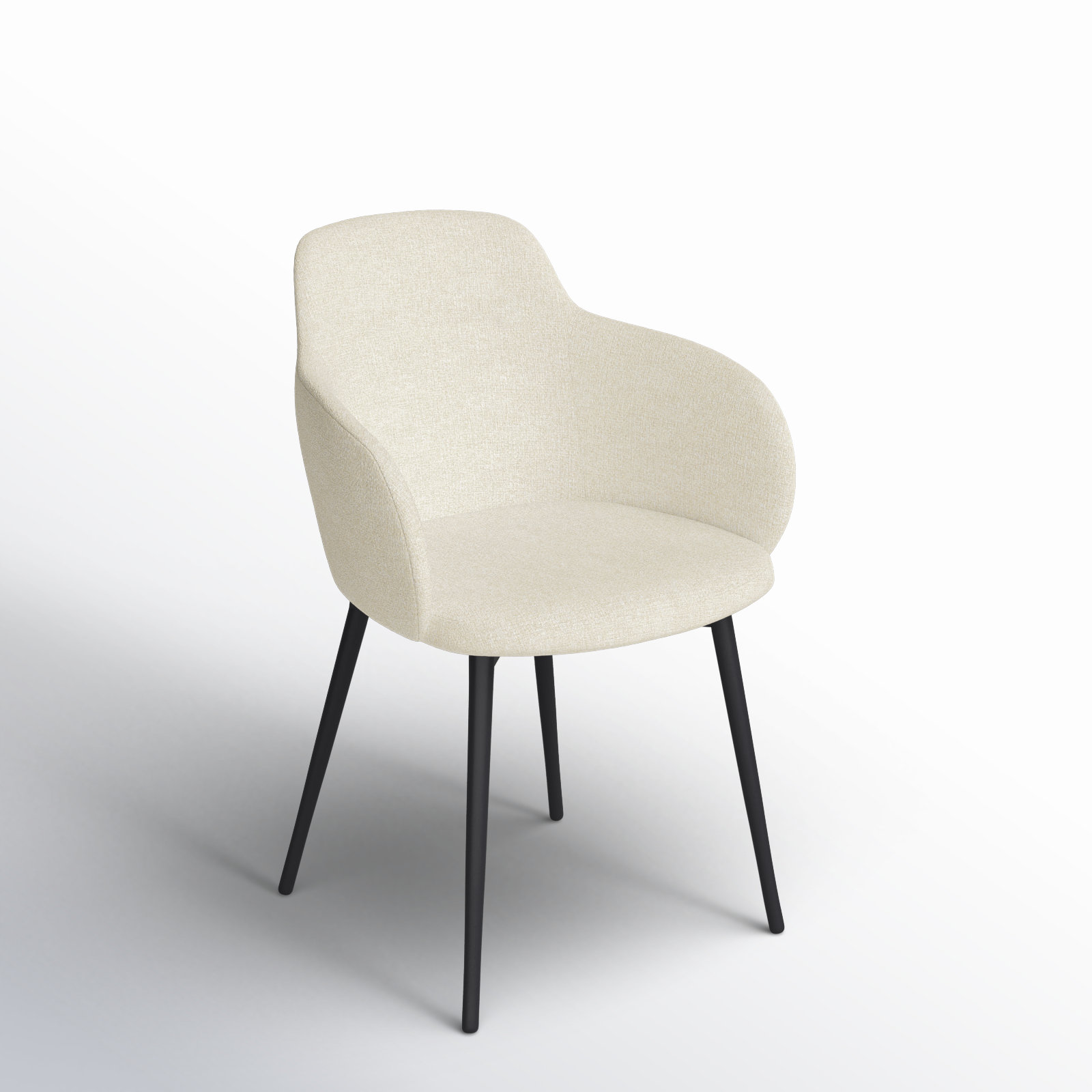 Shofner Dining Armchair, Cream