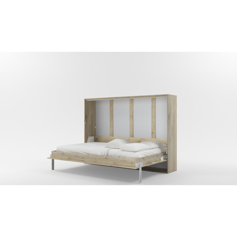 Rechell Bed, European Double (140 x 200cm), Oak Natural