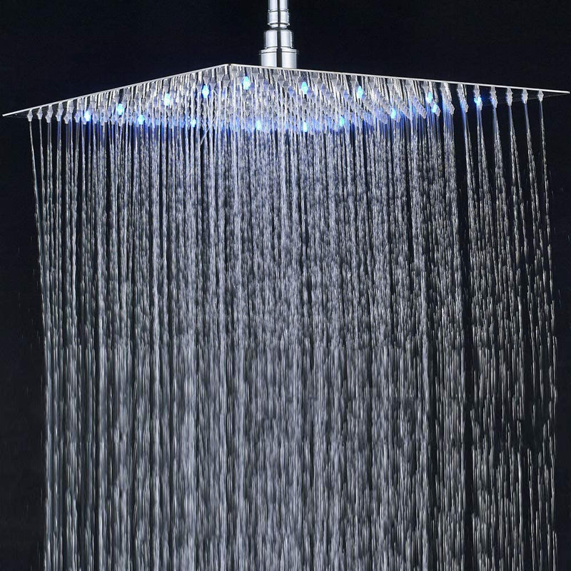 Pomme de douche à pluie double 2,5 GPM GPM