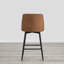 Tabouret pivotant Betzalel (ensemble de 4) - Similicuir-1760480054