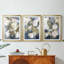 FLORAL Series DCLVII - Impression encadrée sur mesure de qualité supérieure - 3 pièces-334182051-334182056