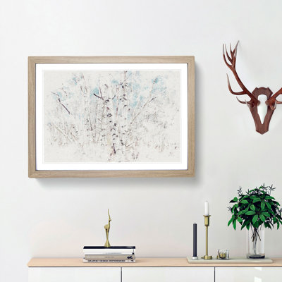 Birch Trees in Utah Watercolour - Picture Frame Graphic Art Print