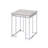 Square Coffee Table With Metal Sled Base