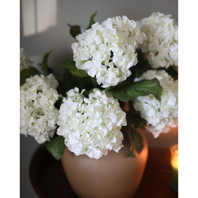 Green Double Hydrangea 36", Blue/Purple