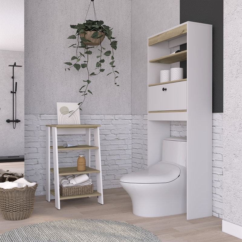 Gerianna Freestanding Bathroom Storage Furniture Set