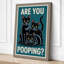 Are You Pooping Retro - Wrapped Canvas-2029678703-2029678708