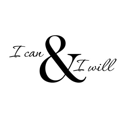 Text & Numbers Wall Decal