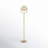 65'' Metallic Gold Traditional Floor Lamp