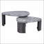Ensemble de 2 tables basses gigognes Triangle