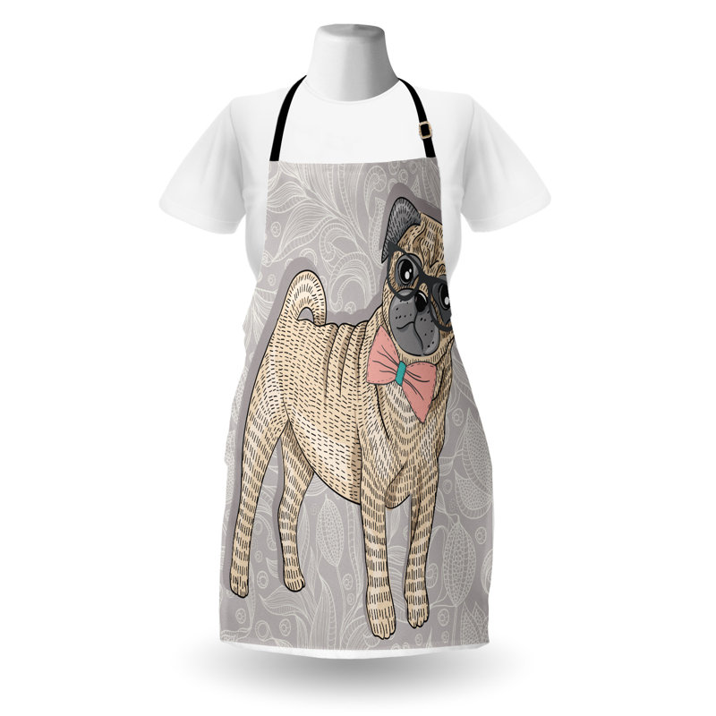 No Pattern Bib Apron