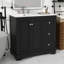 Meuble-lavabo autoportant de 36 pouces avec lavabo en céramique, 3 tiroirs, 2 portes et tablette réglable-1141227998