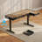 Electric Standing Desk With 4 Under-desk Drawers, Height-adjustable Desk With Built-in Power Outlets,standing Desk With Reversible Structure,home Office Desk With Hidden Desk-mounted Cable Management Tray-1002056768