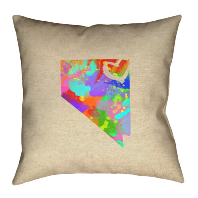 Katelyn Smith Leather/Suede Reversible Throw Pillow