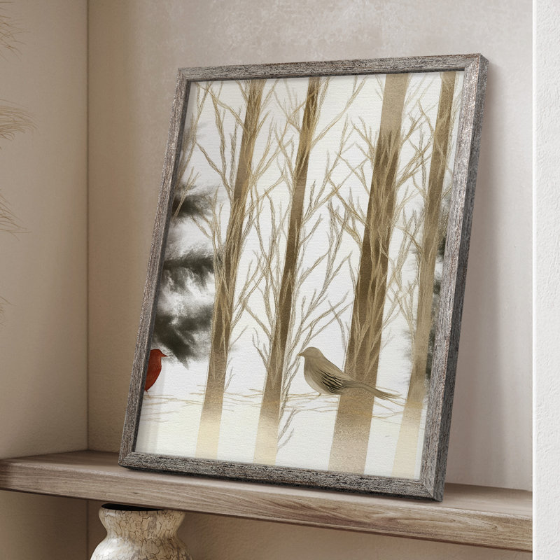 «Christmas Holiday Art» CECIV, reproduction encadrée - bois massif, H 11 po x l 9 po