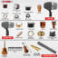 Microphone 5 fils Conga Mic Snare Tom