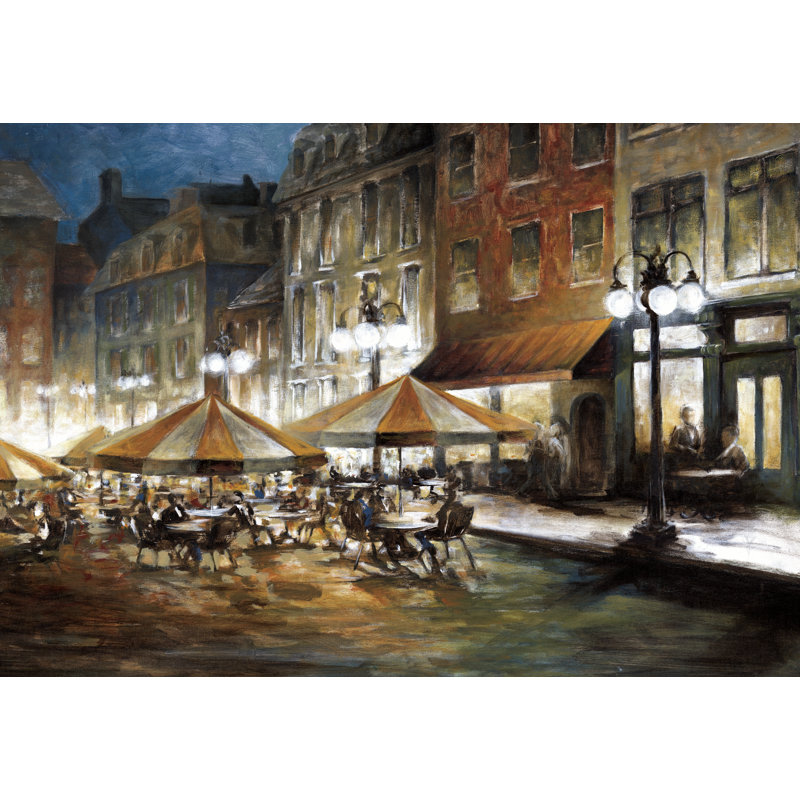 People Hanging Out - Wrapped Canvas Painting, 30cm H x 46cm W x 3.8cm D